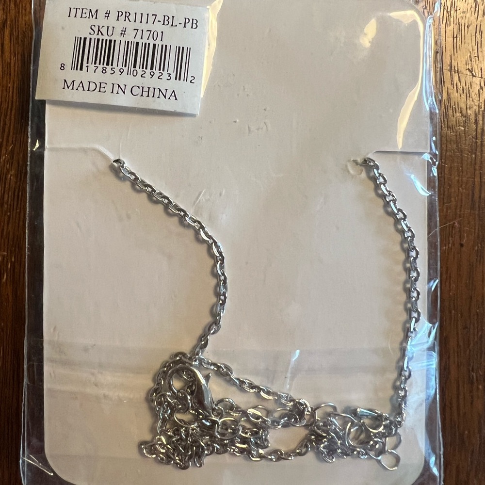 NWT Bijoux by Meera genuine cat’s eye stone necklace - Picture 2 of 2